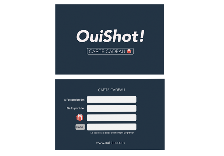 Carte cadeau Ouishot!